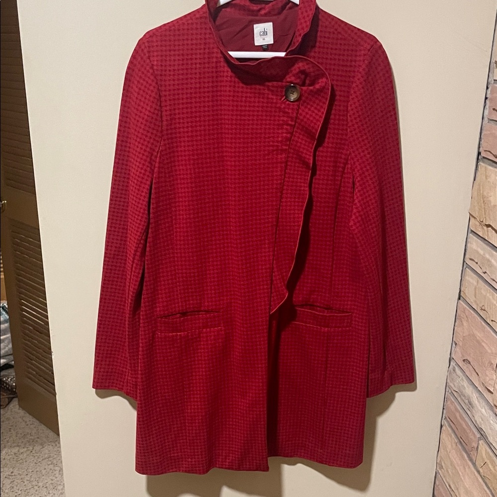 CAbi Red Women's Cape Jacket